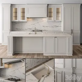 Kitchen Neo Classic White Set